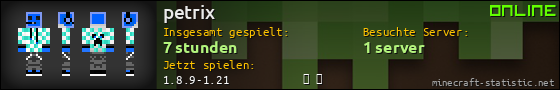 Benutzerleisten 560x90 für petrix