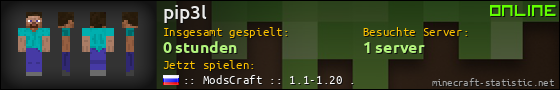 Benutzerleisten 560x90 für pip3l