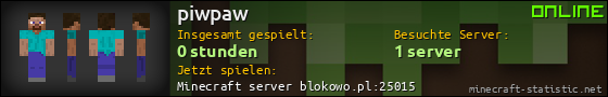 Benutzerleisten 560x90 für piwpaw
