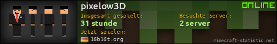 Benutzerleisten 560x90 für pixelow3D