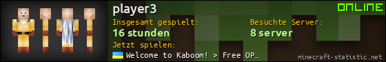 Benutzerleisten 560x90 für player3