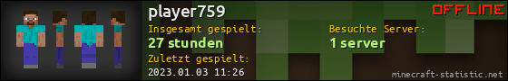 Benutzerleisten 560x90 für player759