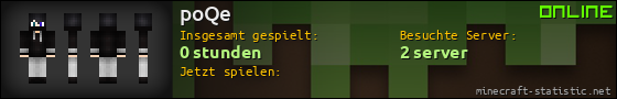 Benutzerleisten 560x90 für poQe