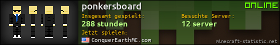Benutzerleisten 560x90 für ponkersboard