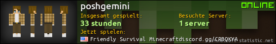 Benutzerleisten 560x90 für poshgemini