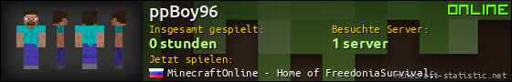 Benutzerleisten 560x90 für ppBoy96