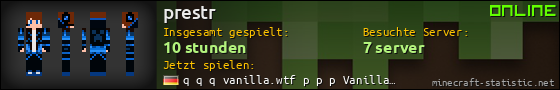 Benutzerleisten 560x90 für prestr