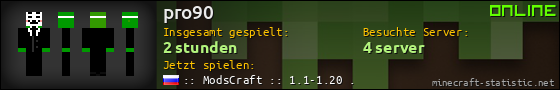Benutzerleisten 560x90 für pro90