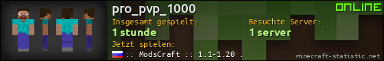 Benutzerleisten 560x90 für pro_pvp_1000