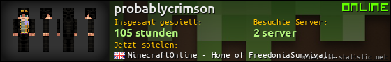 Benutzerleisten 560x90 für probablycrimson