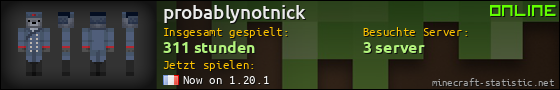 Benutzerleisten 560x90 für probablynotnick