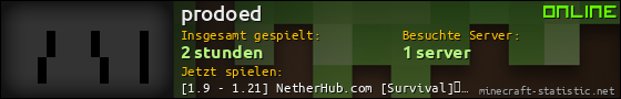 Benutzerleisten 560x90 für prodoed
