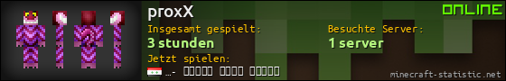 Benutzerleisten 560x90 für proxX