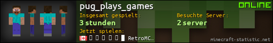 Benutzerleisten 560x90 für pug_plays_games