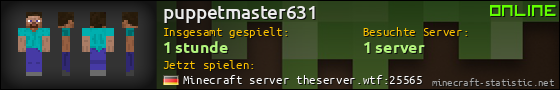 Benutzerleisten 560x90 für puppetmaster631