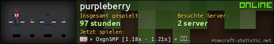 Benutzerleisten 560x90 für purpleberry