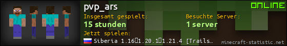 Benutzerleisten 560x90 für pvp_ars