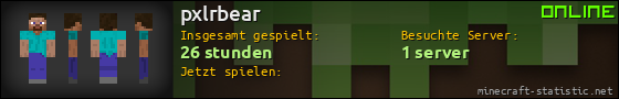 Benutzerleisten 560x90 für pxlrbear