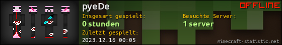 Benutzerleisten 560x90 für pyeDe