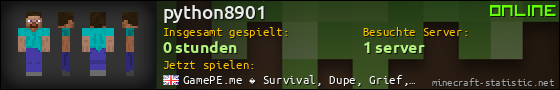 Benutzerleisten 560x90 für python8901