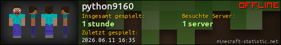 Benutzerleisten 560x90 für python9160