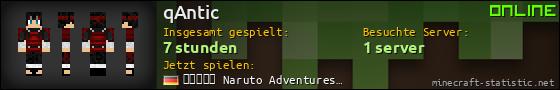 Benutzerleisten 560x90 für qAntic