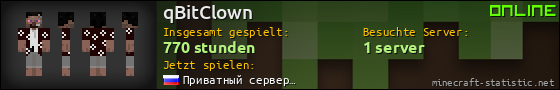 Benutzerleisten 560x90 für qBitClown