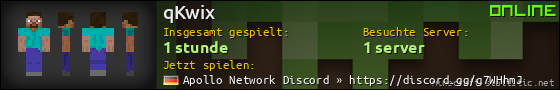 Benutzerleisten 560x90 für qKwix
