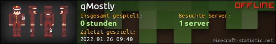 Benutzerleisten 560x90 für qMostly