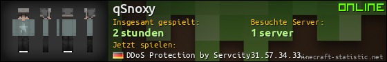 Benutzerleisten 560x90 für qSnoxy