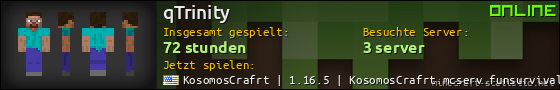 Benutzerleisten 560x90 für qTrinity