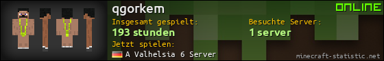 Benutzerleisten 560x90 für qgorkem