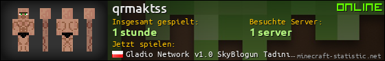 Benutzerleisten 560x90 für qrmaktss