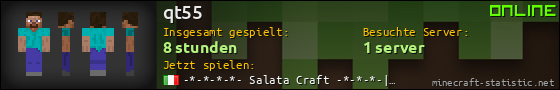 Benutzerleisten 560x90 für qt55