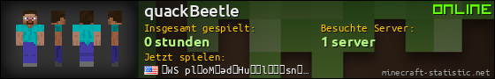 Benutzerleisten 560x90 für quackBeetle