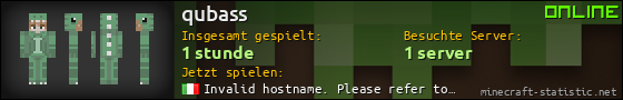 Benutzerleisten 560x90 für qubass