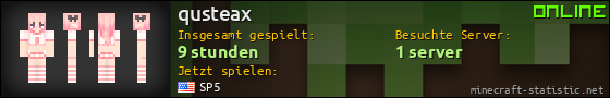 Benutzerleisten 560x90 für qusteax