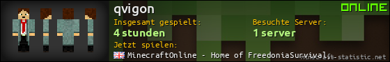 Benutzerleisten 560x90 für qvigon