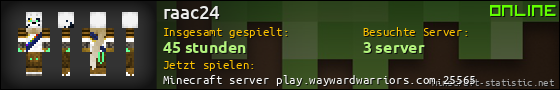 Benutzerleisten 560x90 für raac24