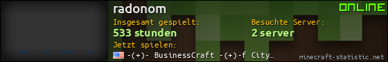 Benutzerleisten 560x90 für radonom
