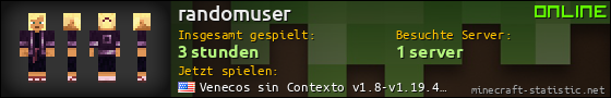 Benutzerleisten 560x90 für randomuser