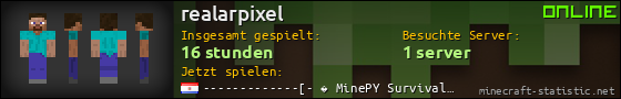 Benutzerleisten 560x90 für realarpixel