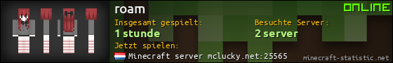 Benutzerleisten 560x90 für roam