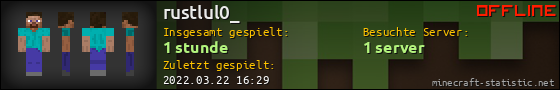 Benutzerleisten 560x90 für rustlul0_