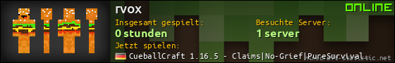 Benutzerleisten 560x90 für rvox