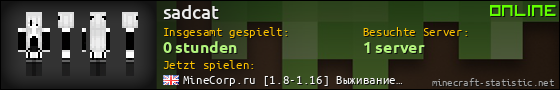 Benutzerleisten 560x90 für sadcat