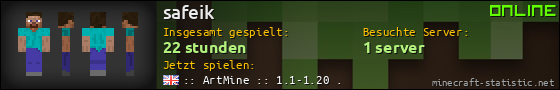 Benutzerleisten 560x90 für safeik