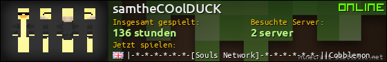 Benutzerleisten 560x90 für samtheCOolDUCK