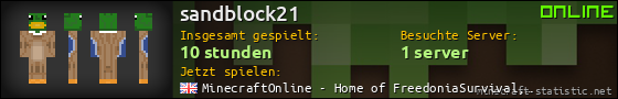 Benutzerleisten 560x90 für sandblock21