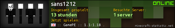 Benutzerleisten 560x90 für sans1212